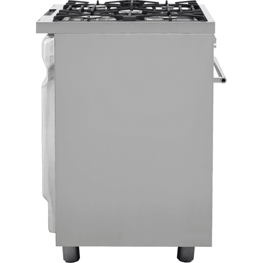 Smeg Dual Fuel Cooker - Stainless Steel - Side shot