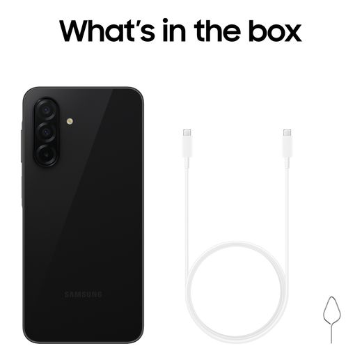 Samsung Galaxy A26 5G Smartphone in Black - Annotation - What's in the box