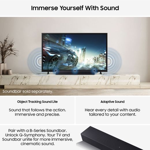 Samsung F6000F 32" Full HD Smart TV [2025] - Annotation - Sound