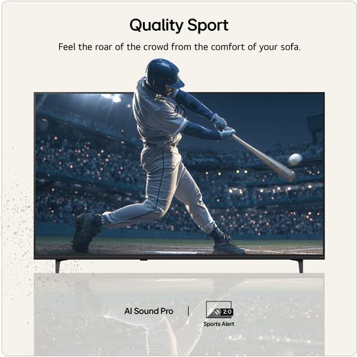 LG 65" 4K Ultra HD MiniLED Smart TV  - Annotation - Quality sport shot
