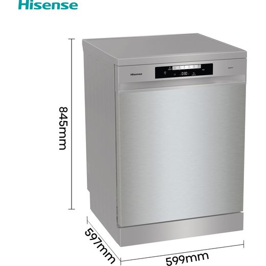 Hisense Standard Dishwasher - Stainless Steel - Annotation - Dimensions shot