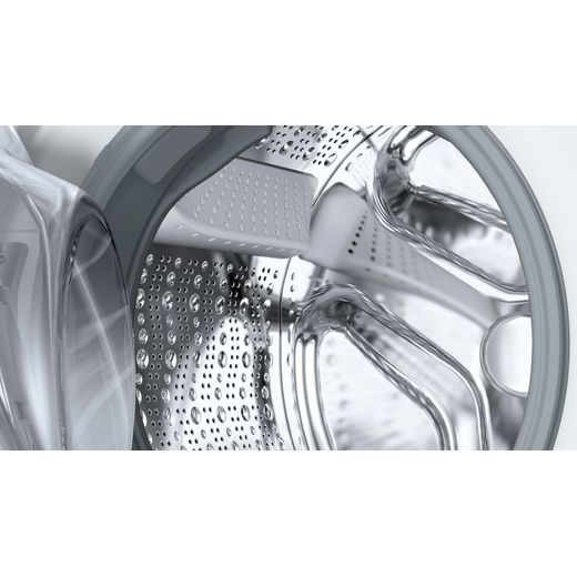 Siemens WI14W502GB Integrated 8.0kg Washing Machine with 1390 rpm - White - Drum closeup