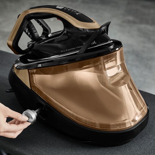 Tefal Pro Express Vision Steam Generator Iron - Black / Gold