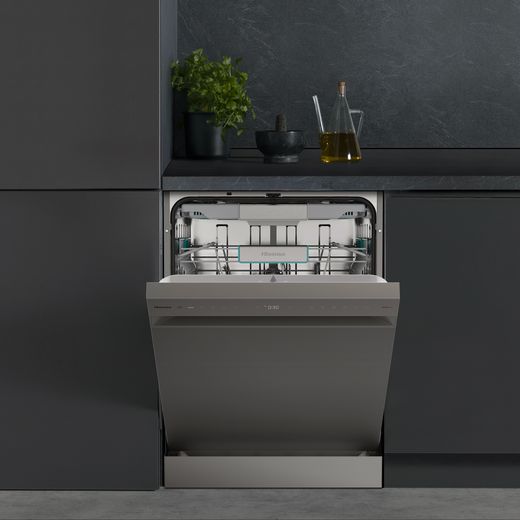 Hisense Standard Dishwasher - Stainless Steel - Dishwasher in kitchen