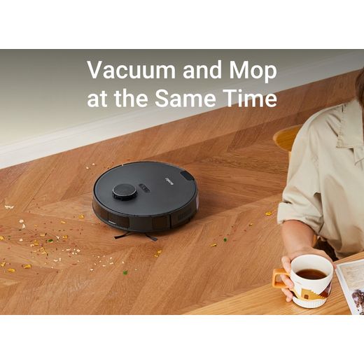 Eureka E20 Robotic Vacuum Cleaner - Graphite / Purple - Annotation - vacumm and mop shot