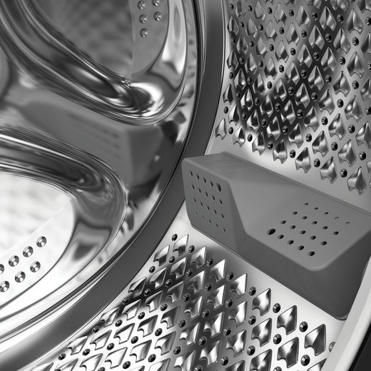 Beko RecycledTub® Integrated 9Kg / 5Kg Washer Dryer - White - Close up inside drum shot