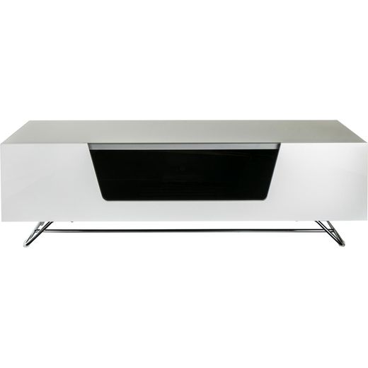 Alphason Chronium CRO2-1200CB-WHT 2 Shelf TV Stand - White