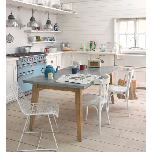 Rangemaster Elise ELS110DFFCA 110cm Dual Fuel Range Cooker - China Blue