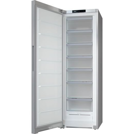 Miele Frost Free Upright Freezer - Stainless Steel - Door open