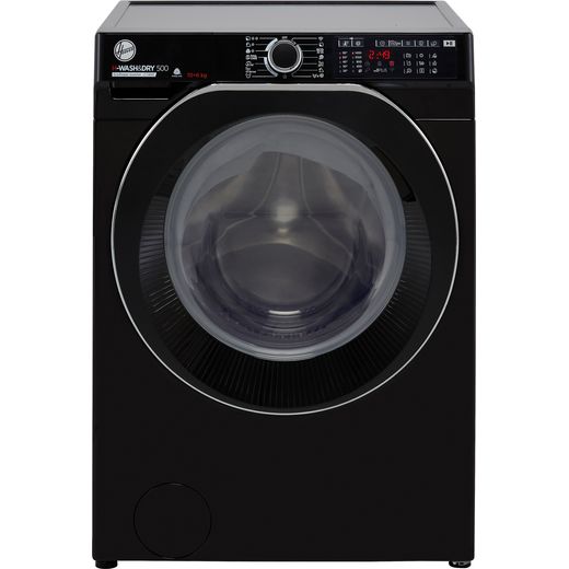 Hoover H-WASH 500 HD4106AMBCB/1 Wifi Connected 10Kg / 6Kg Washer Dryer with 1400 rpm - Black - D Rated