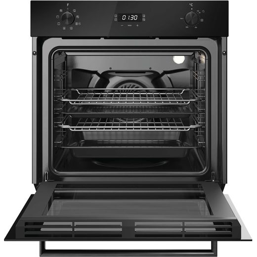 Hoover H-OVEN 300 Built In Electric Single Oven - Black - Door open