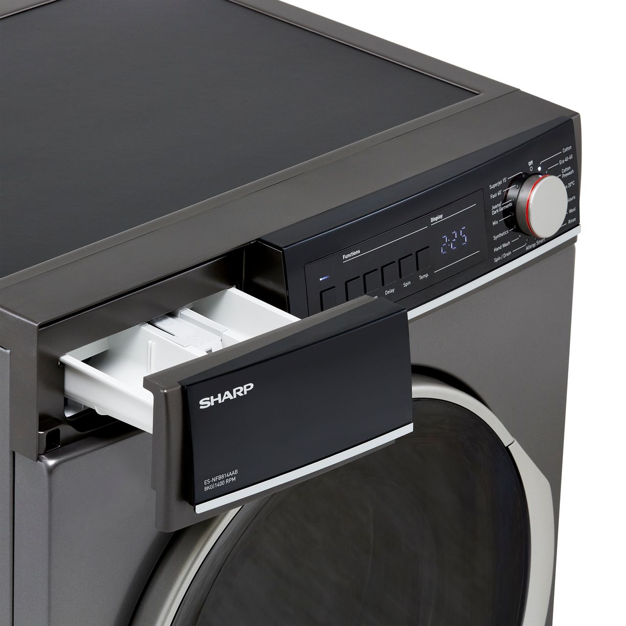 ES-NFB814AAB | Sharp Washing Machine | 8kg | ao.com