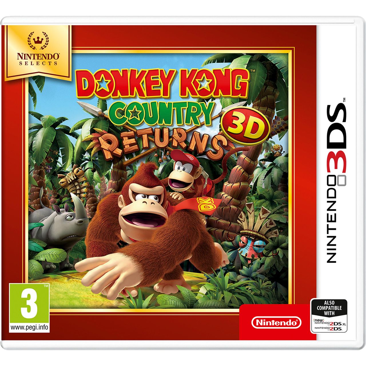 Donkey Kong Country Returns Selects for Nintendo 3DS Review