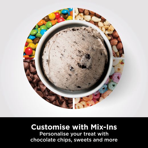 Ninja NC300UK Ice Cream Maker Silver - Annotation - Mix-ins