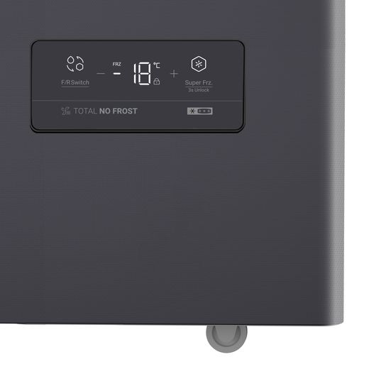 Haier Chest Freezer - Dark Inox - Control panel shot 