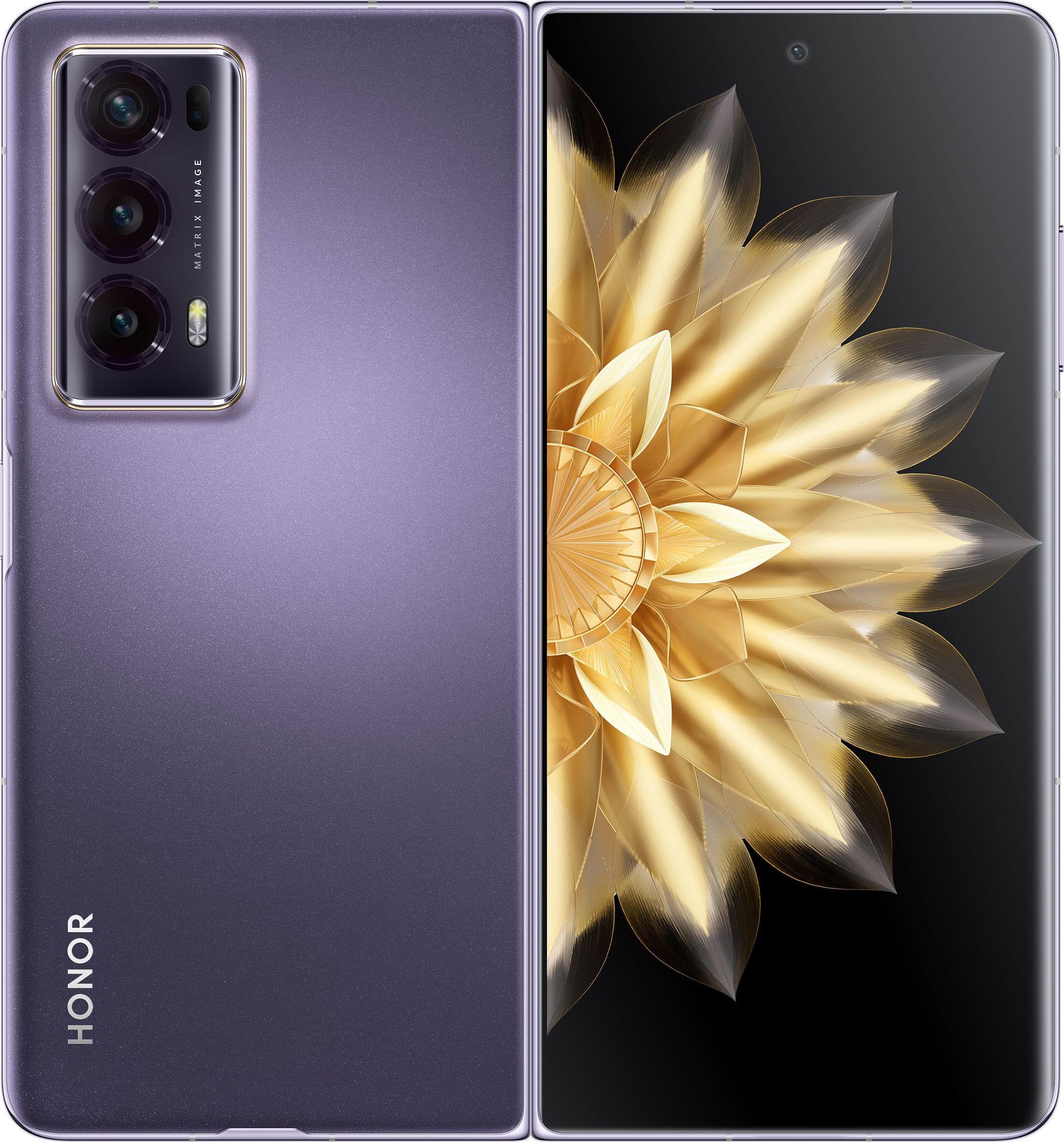 Honor Magic V2 5G 512GB Folding Smart Phone in Purple, Purple