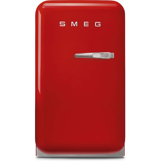 Smeg Left Hand Hinge FAB5LRD5 Fridge - Red - D Rated