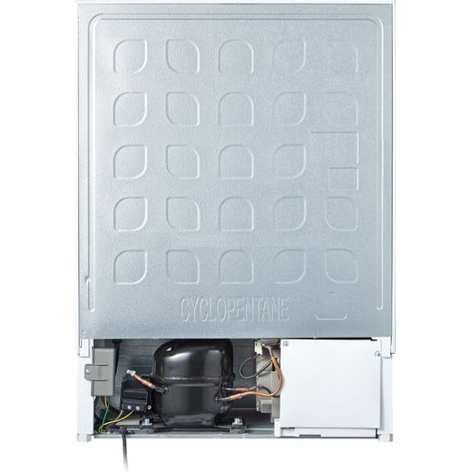 Hisense RUR156D4AWE Integrated Upright Fridge - White - Back shot 