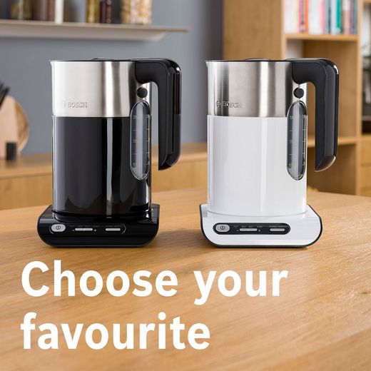 Bosch Styline TWK8633GB Kettle - Black / Stainless Steel - Annotation - choose favourite shot
