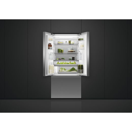 Fisher & Paykel Series 5 American Fridge Freezer - Stainless Steel - Full fridge freezer in kitchen shot 