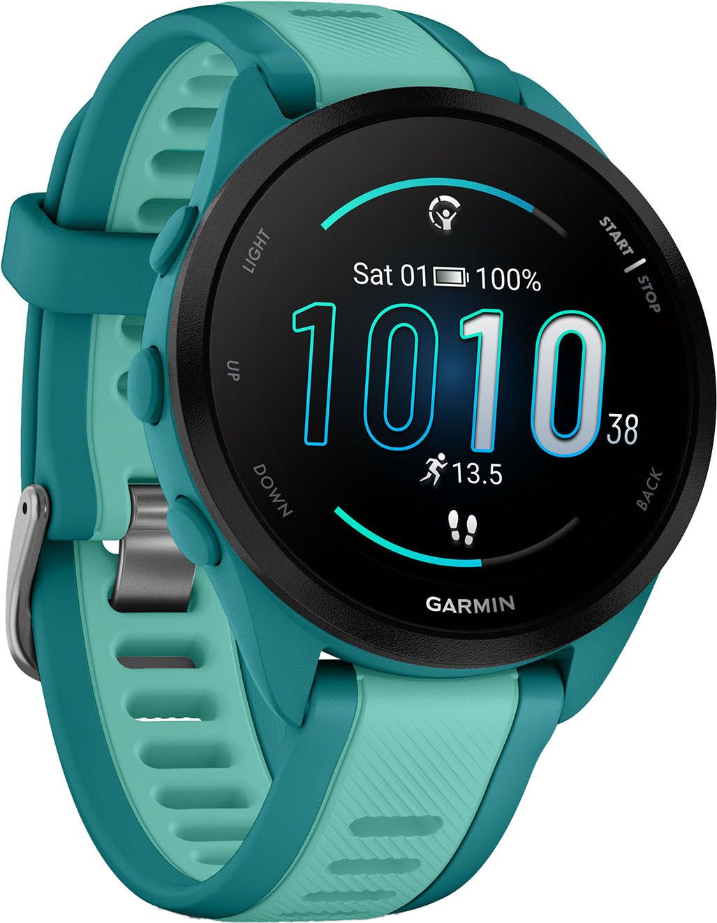 Garmin - Forerunner 165 Music - Smart Watch - 43mm - Green