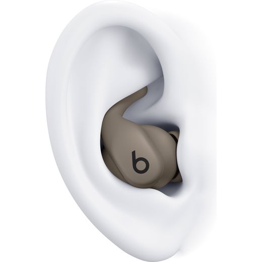 Beats Powerbeats Fit Headphones - Gravel Grey - Earbuds in ear shot