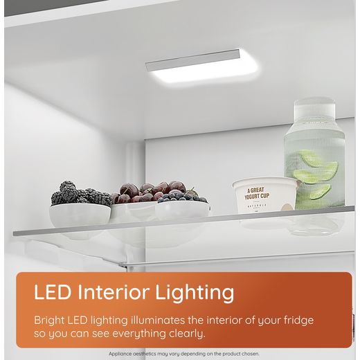Hotpoint HPKF 3243 XR5UK 181cm 50/50 Total No Frost Fridge Freezer - Black - annotation - led light shot 
