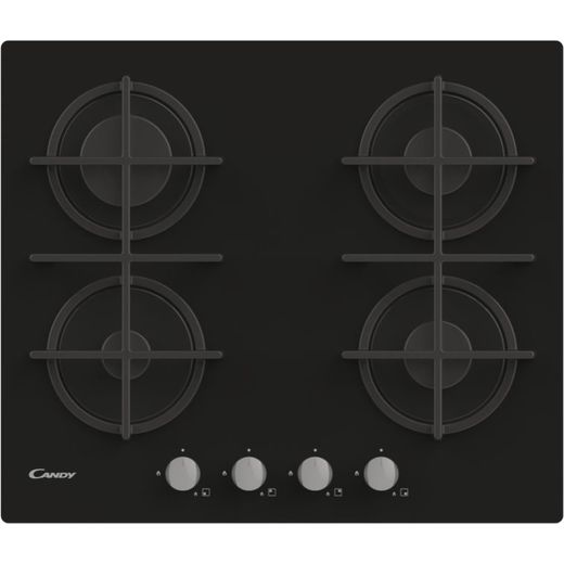 Candy CVG6B Built In Gas Hob - Black