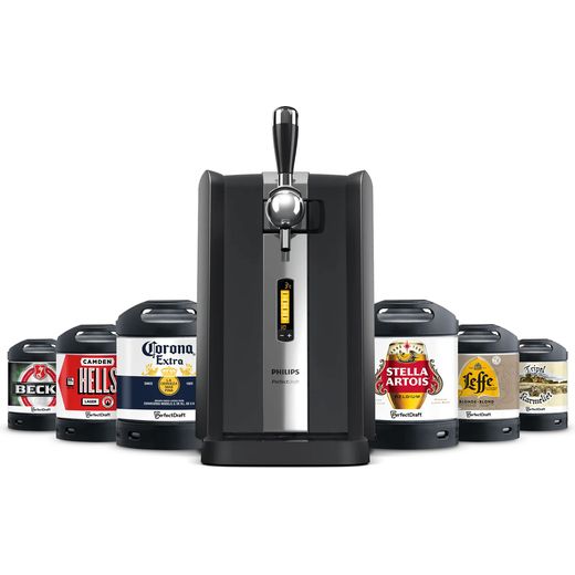 PerfectDraft Draft Beer Dispenser - Black - beer types shot