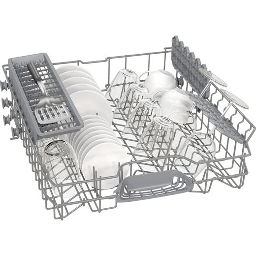 NEFF Integrated Standard Dishwasher - Silver - Rigth basket shot