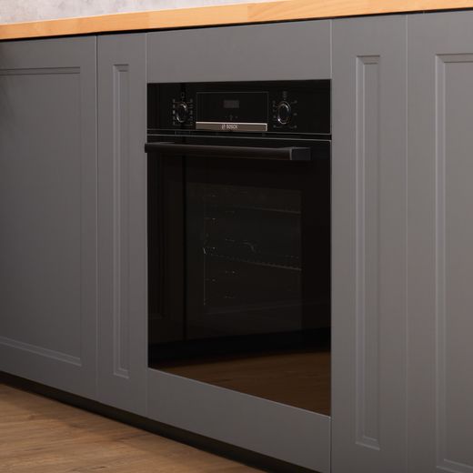 Bosch Series 4 HQA534BB3B Built In Electric Single Oven - Black - Oven in kitchen