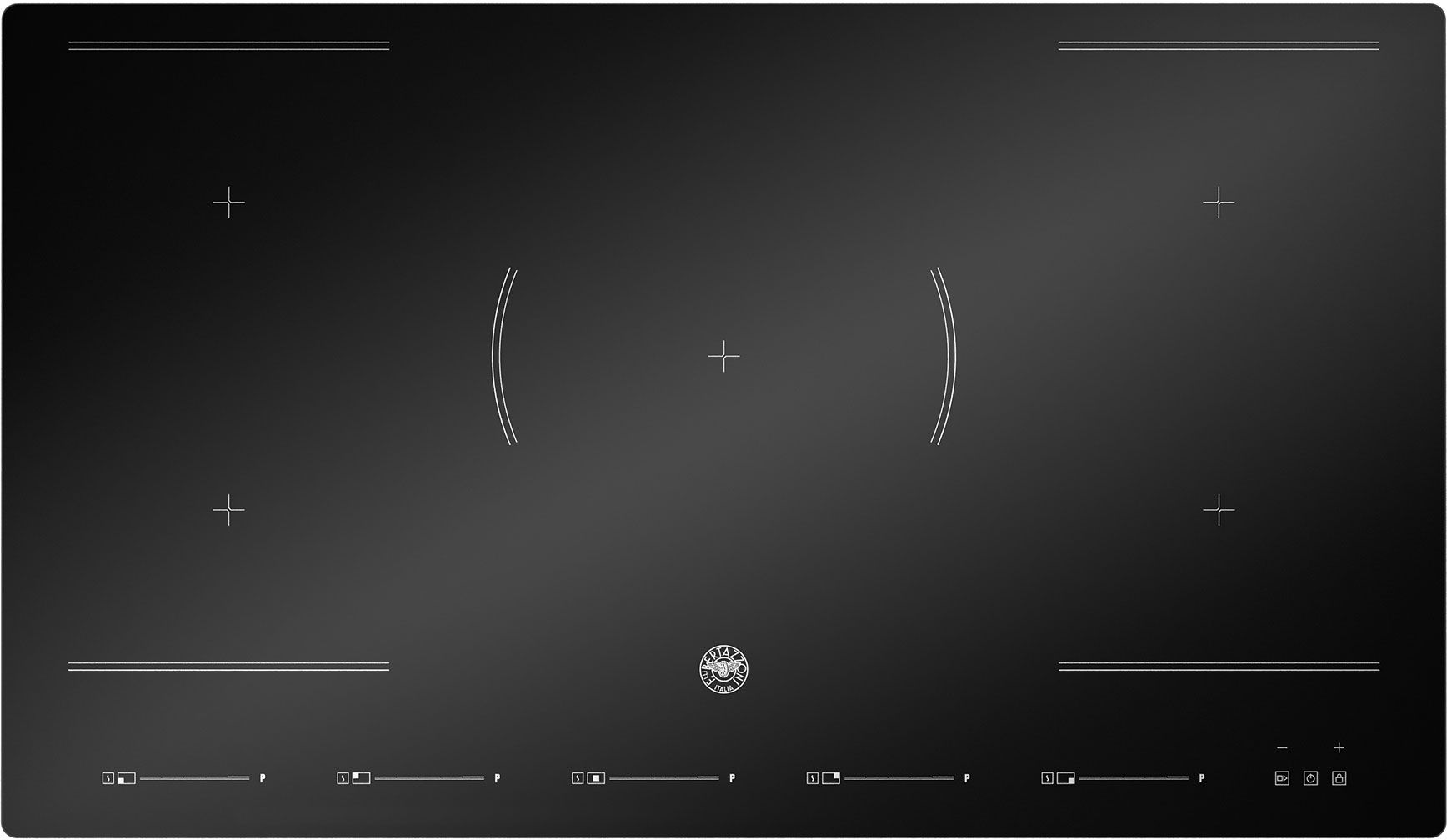 Bertazzoni P905I2M30NVS 90cm Induction Hob - 5 Burner - Black