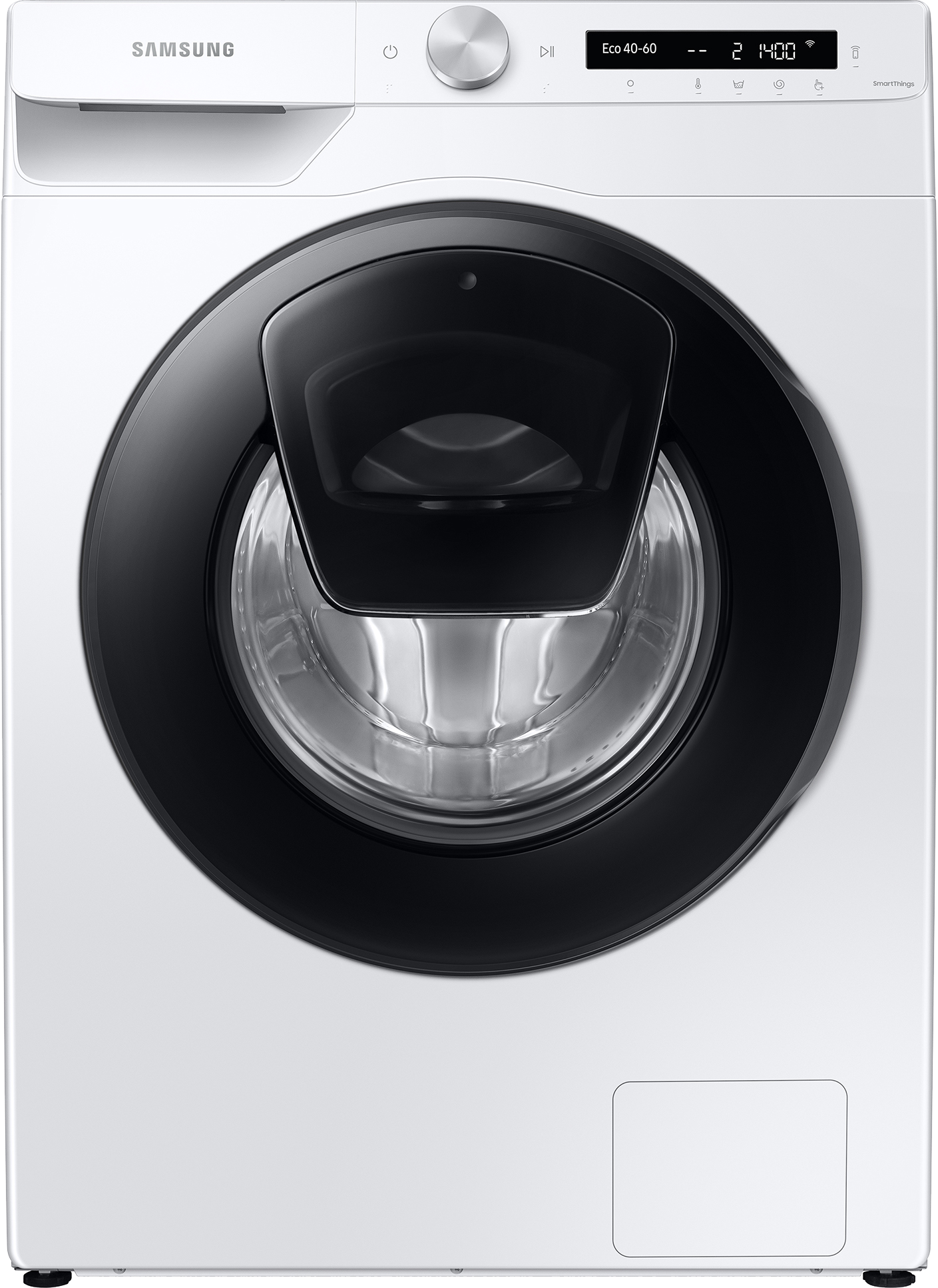 Samsung Series 6 AddWash WW80T554DAW 8kg Washing Machine with 1400 rpm - White - B Rated, White