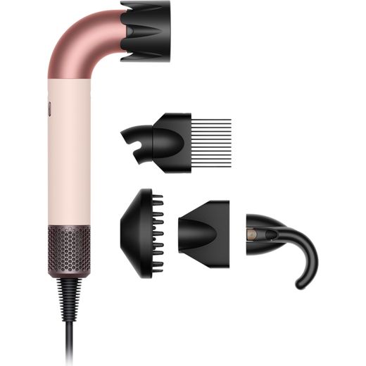 Dyson Supersonic r™ Curly & Coily Hair Dryer - Ceramic Pink / Rose Gold - Bundle shot 