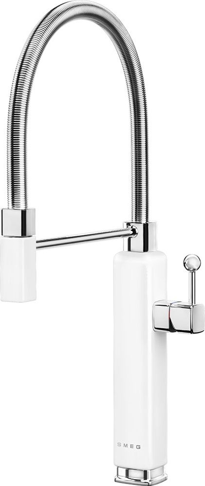Smeg 50s Style Kitchen Mixer Tap - White