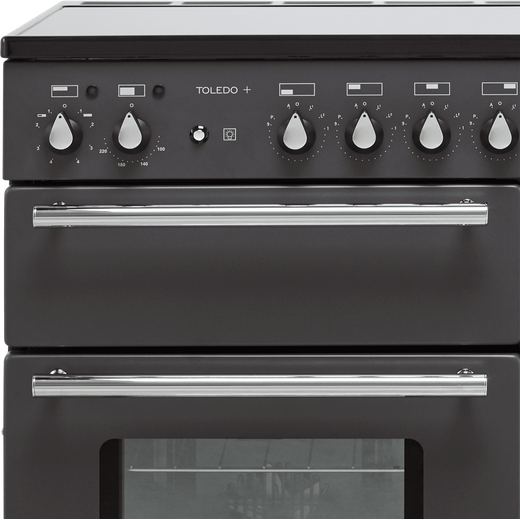 Rangemaster Toledo + 90cm Electric Range Cooker with Induction Hob - Slate