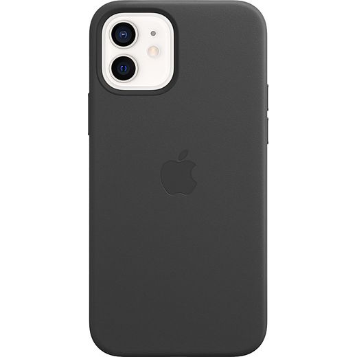 Apple Leather Case for iPhone 12 / 12 Pro - Black