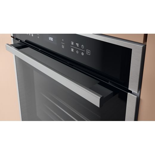 Hotpoint HOI68CT0SXUK Electric Single Oven Stainless Steel - Close up shot
