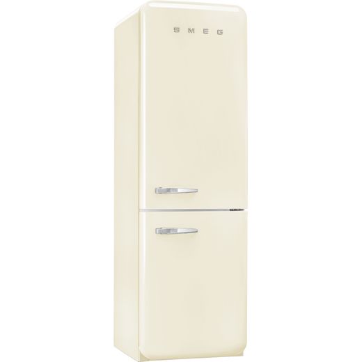 Smeg FAB32RCR6UK 197cm Frost Free Fridge Freezer - Cream - right perpsective shot