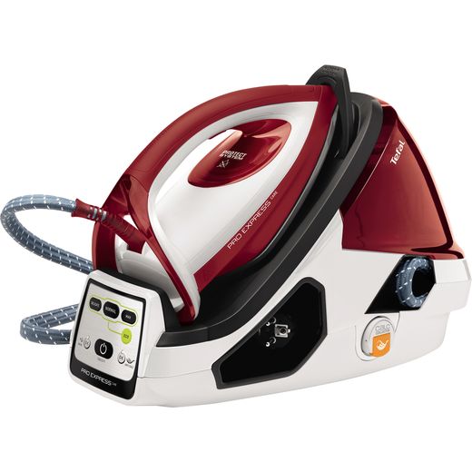 Tefal Pro Express Care Anti Scale GV9061 Pressurised Steam Generator Iron - Red / White