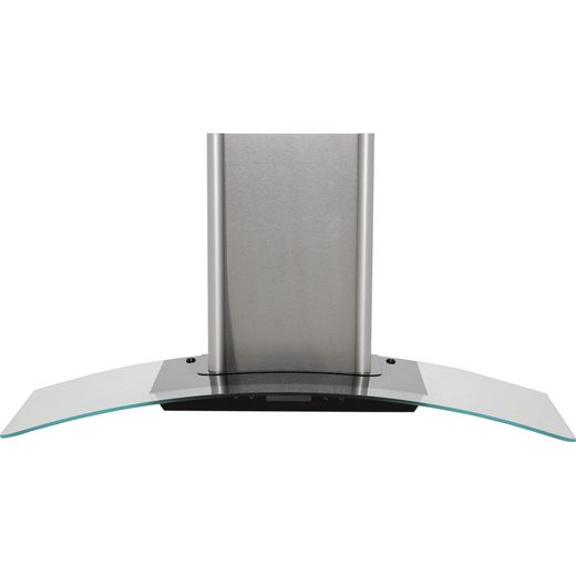 CDA EKP90SS 90 cm Chimney Cooker Hood - Stainless Steel - D Rated