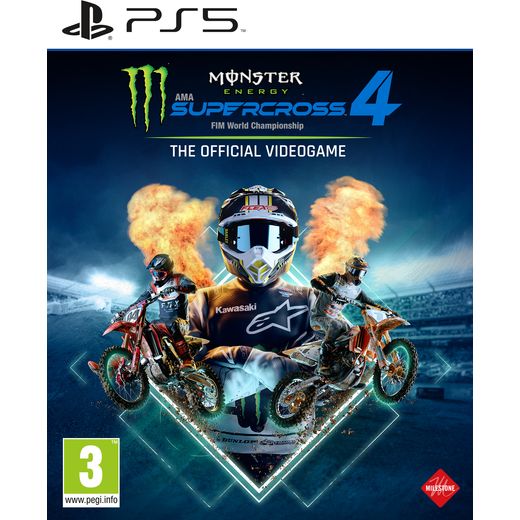Monster Energy Supercross for PlayStation 5 .