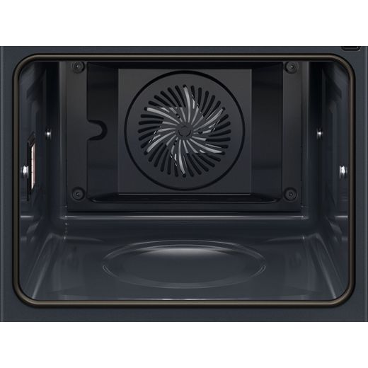 AEG ProAssist Built In Electric Single Oven - Matt Black - Inside shot