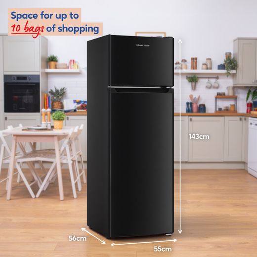 Russell Hobbs RH143TMFF542E1B fridge-freezer Freestanding 206 L Black_9