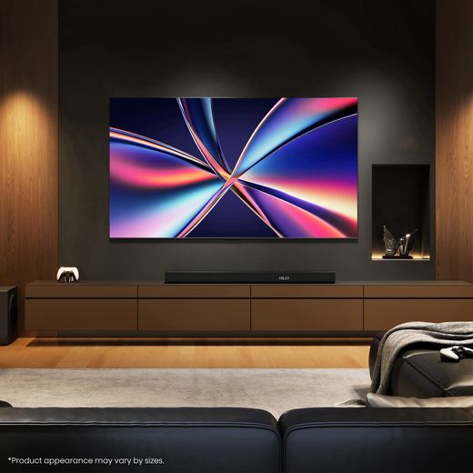 Hisense E8Q 50" 4K Ultra HD MiniLED Smart Freely TV - Tv in lviing room shot 