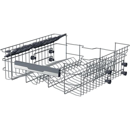 Hoover H-DISH 500 Fully Integrated Standard Dishwasher - Silver - left basket perspective shot 