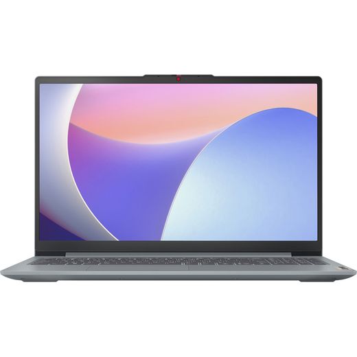 Lenovo IdeaPad Slim 3 15.6" Laptop - Intel N, 128 eUFS, 4 GB RAM - Koala Grey - Front shot