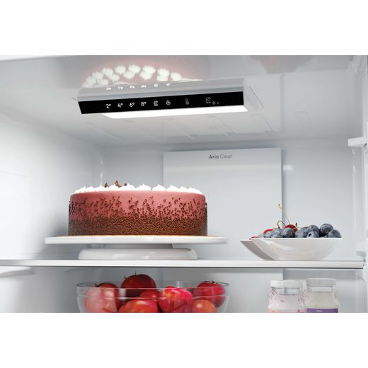 Hoover HONCQ3T518EWWK 185cm 50/50 No Frost Fridge Freezer - White  - close up inside shot
