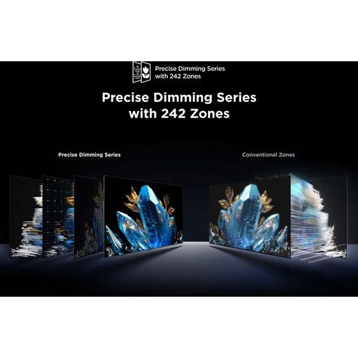 TCL 75" 4K Ultra HD QLED Smart Google TV [2025] - Annotation - Precise dimming