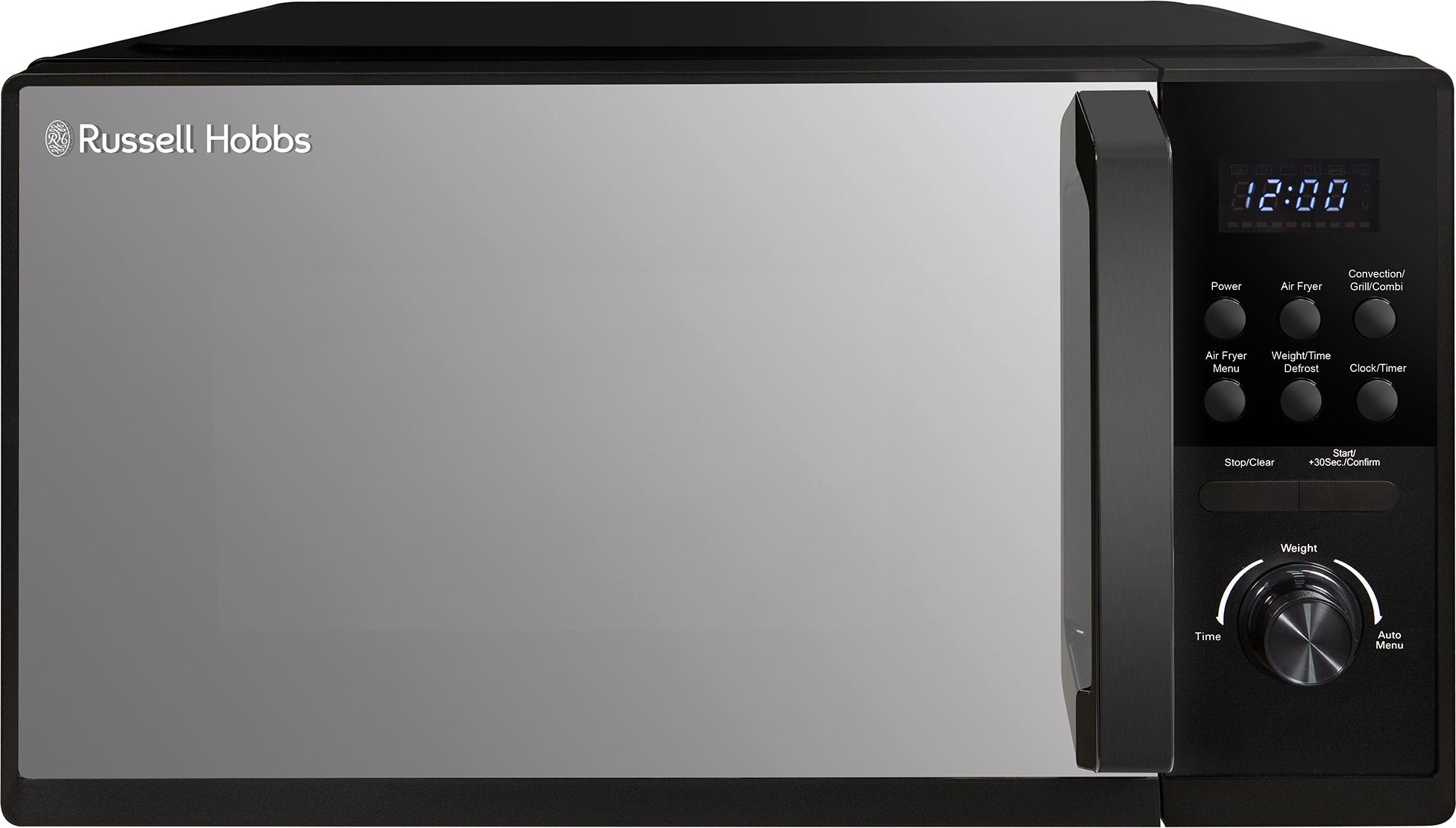 Russell Hobbs RHMAF2506B 29cm High, Freestanding Small Combination Microwave Oven - Black, Black